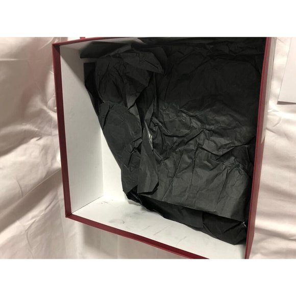 Authentic Salvatore Ferragamo Empty Shoes Gift Box Red 12" x 12.5" x 4.5" - Picture 9 of 10